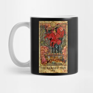 The Hanged Man. Major Arcana Tarot Card. Mug